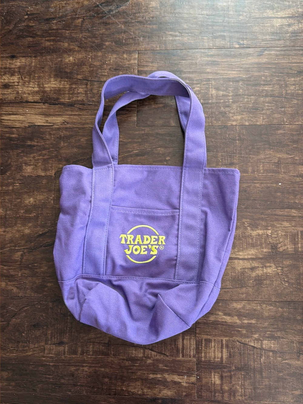 Trader Joe’s Purple Canvas Tote Bag